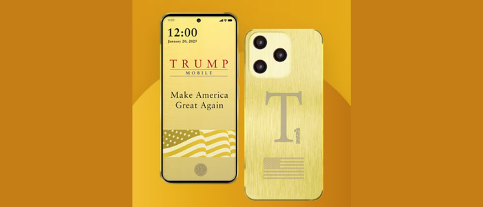 Organização Trump anuncia Trump Mobile, serviço de telefonia com smartphone próprio de US$ 499 fabricado nos EUA. Central de atendimento também será nacional.