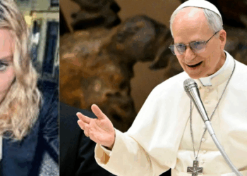 Madonna reage com bom humor à notícia de que é prima distante do papa Leão XIII. Estudo publicado pelo 'The New York Times' traçou a árvore genealógica do pontífice por mais de 12 gerações.