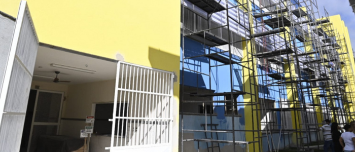 A nova Emef Ronaldo Soares, em Resistência, Vitória, está com 95% das obras concluídas e iniciará as atividades em tempo integral em 2025. Serão 12 salas de aula, auditório, biblioteca e estrutura completa para 340 estudantes.