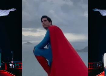 Elenco de 'Superman' visita o Cristo Redentor no Rio. James Gunn, David Corenswet e Rachel Brosnahan gravam vídeo para os fãs brasileiros. Filme estreia em 10 de julho.