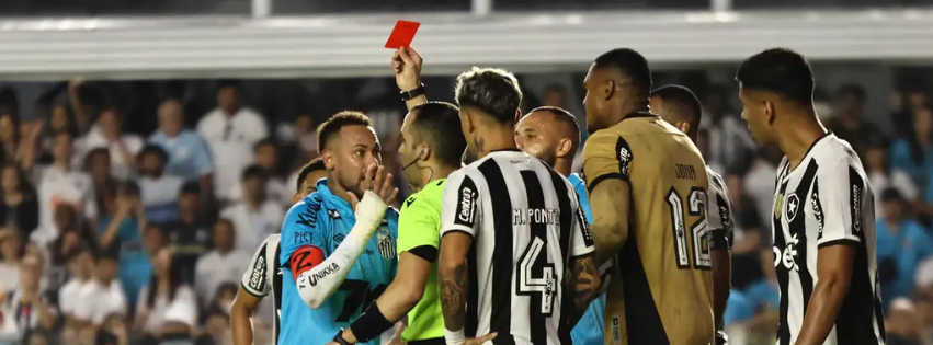 Em jogo marcado por expulsão de Neymar, Botafogo vence o Santos por 1 a 0 na Vila Belmiro. Grêmio bate Juventude, Mirassol supera Sport, Bahia derrota São Paulo e Bragantino vence o Vasco.