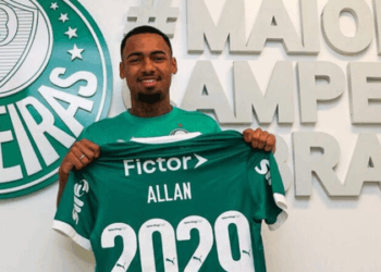 Palmeiras renova contrato com o meia Allan até 2029. Jogador formado na base participa da preparação para o Mundial de Clubes, que começa dia 15 nos EUA.