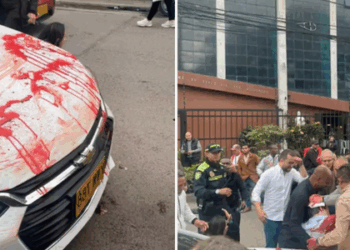 Miguel Uribe Turbay, pré-candidato à presidência da Colômbia, foi baleado na cabeça em evento em Bogotá. Governo trata caso como atentado à democracia. Investigação em curso.