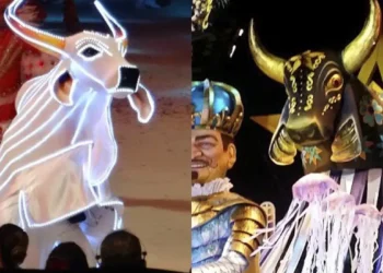 Caprichoso e Garantido disputam o título do 58º Festival de Parintins nesta segunda-feira. Apuração começa às 15h (horário de Brasília), no Bumbódromo