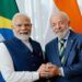 Durante visita oficial a Brasília, o primeiro-ministro da Índia, Narendra Modi, e o presidente Lula firmaram novos acordos e destacaram cooperação em biocombustíveis, defesa, saúde e comércio. Brasil e Índia reforçam parceria estratégica.