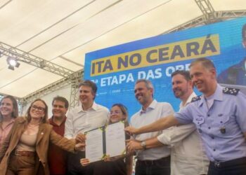 Cerimônia na Base Aérea de Fortaleza celebra início da segunda etapa das obras do ITA. Nova unidade terá cursos inéditos e consolida o ensino de excelência no Nordeste.