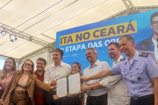 Cerimônia na Base Aérea de Fortaleza celebra início da segunda etapa das obras do ITA. Nova unidade terá cursos inéditos e consolida o ensino de excelência no Nordeste.