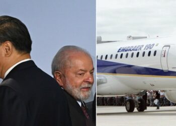 Governo chinês condena tarifas de 50% impostas pelos EUA ao Brasil e reforça apoio ao multilateralismo. China também sinaliza novas parcerias com a Embraer no setor de aviação.