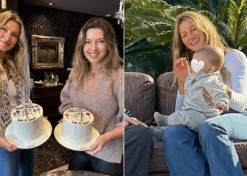 Gisele Bündchen publica registros íntimos de aniversário na Serra Gaúcha com filhos, incluindo raras imagens do caçula River, e homenageia a mãe.