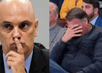 Bolsonaro foi visto em culto evangélico após STF decidir contra prisão preventiva. Tornozeleira eletrônica apareceu em imagens.