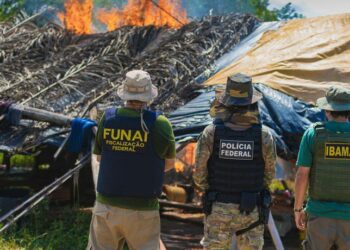 Operação do Governo Federal inutiliza 1.384 alvos de garimpo ilegal na Terra Indígena Kayapó e gera prejuízo de R$ 97 milhões a atividades criminosas.