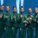 História feita! Brasil vence pela primeira vez o conjunto geral da Copa do Mundo de Ginástica Rítmica. Coreografias criativas e técnica perfeita garantem ouro em Milão.