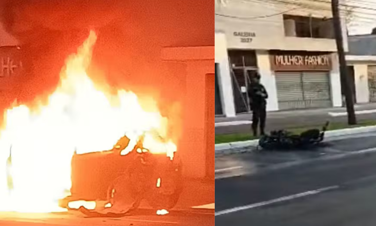 Grave acidente envolvendo duas motos e um carro na Avenida Fernando Ferrari, em Vitória, deixou um homem morto e outro em estado gravíssimo. A via foi totalmente interditada.