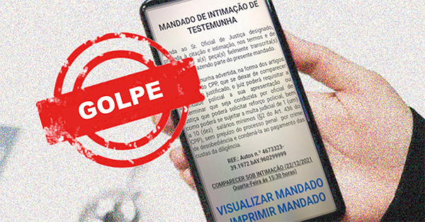 Golpe da intimação falsa se espalha no Brasil e Justiça faz alerta: “Não clique nos links!”