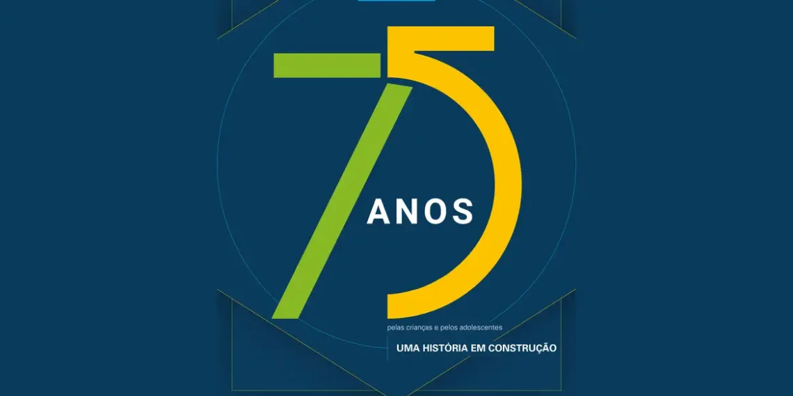 Unicef completa 75 anos no Brasil com queda histórica na mortalidade infantil. Livro, exposição e ações reafirmam compromisso com infância e juventude no país.
