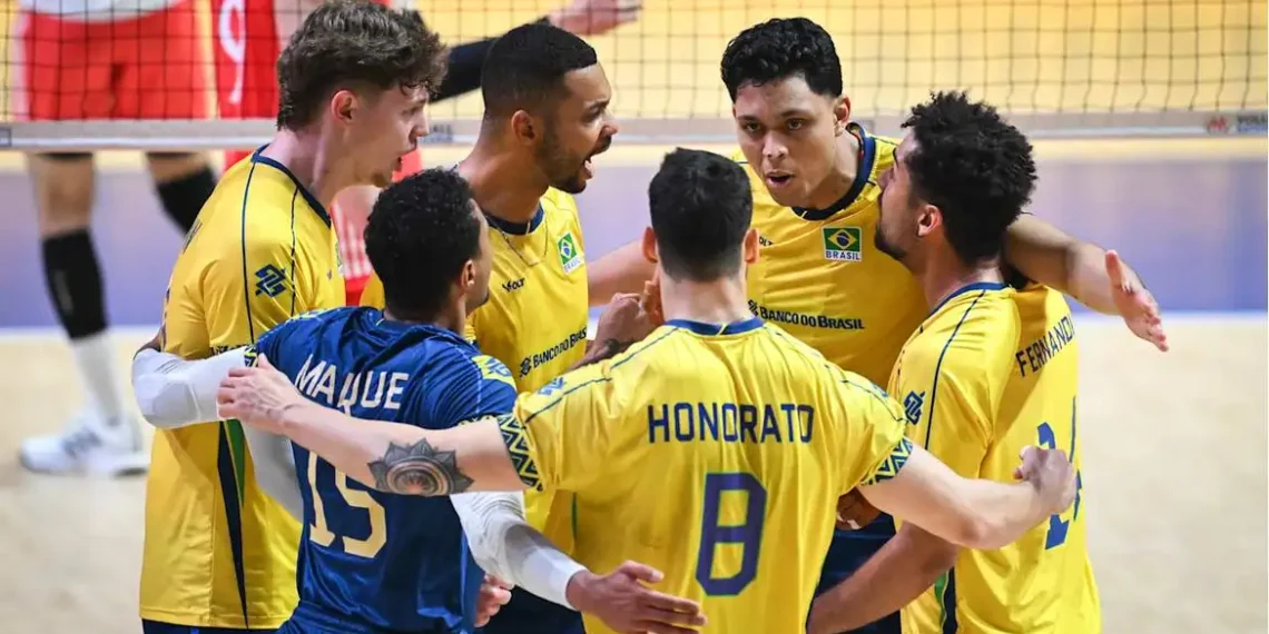 Brasil vence China por 3 sets a 1 e está na semifinal da Liga das Nações de Vôlei pela 1ª vez desde 2021. Próximo rival será Japão ou Polônia.
