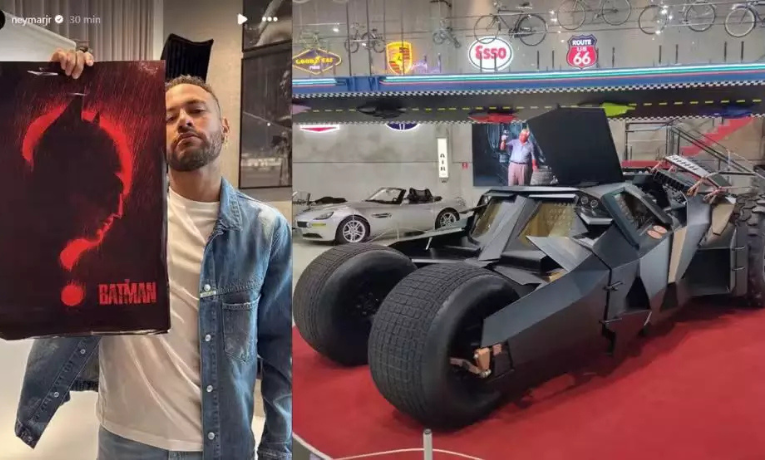 Neymar Jr. é o novo dono de um Batmóvel Tumbler de R$ 8,3 milhões. Conheça a história por trás da réplica e a obsessão do craque pelo Batman.