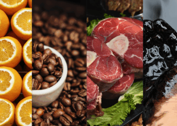 Anunciada por Donald Trump, nova tarifa de 50% sobre produtos brasileiros ameaça exportações de setores como café, carne, suco de laranja, aeronaves e máquinas. Impacto pode chegar a bilhões de dólares.