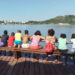 Crianças e adolescentes acolhidas no Centro de Convivência 2 participam de programação de férias