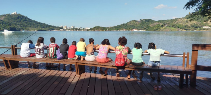 Crianças e adolescentes acolhidas no Centro de Convivência 2 participam de programação de férias