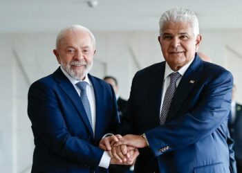 Lula recebe em Brasília o presidente do Panamá, José Raúl Mulino. Países assinam memorando sobre o Canal do Panamá e ampliam cooperação em comércio, logística, saúde, ciência e meio ambiente.