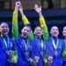 Brasil conquista duas medalhas de prata no Mundial de Ginástica Rítmica 2025, no Rio de Janeiro, e alcança seu melhor resultado na história da competição.