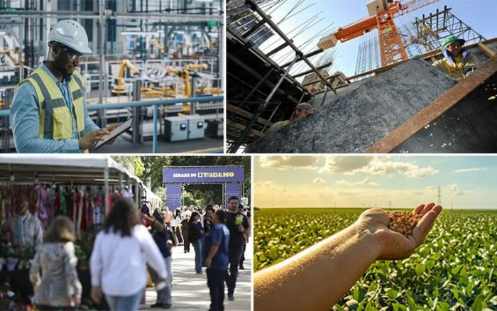 Brasil cria 166 mil empregos com carteira assinada em junho e soma mais de 1,2 milhão no semestre, com destaque para Serviços e o estado de São Paulo.