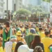 Apoiadores de Bolsonaro realizam manifestação na Avenida Paulista neste domingo (3), pedem anistia a golpistas do 8 de janeiro e criticam Moraes. Trump e tarifas dos EUA também foram exaltados.
