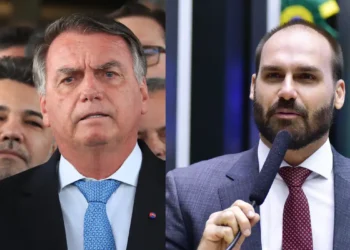 A Polícia Federal indiciou Jair Bolsonaro e Eduardo Bolsonaro por coação no processo e tentativa de golpe contra a democracia. STF julgará ex-presidente em setembro.