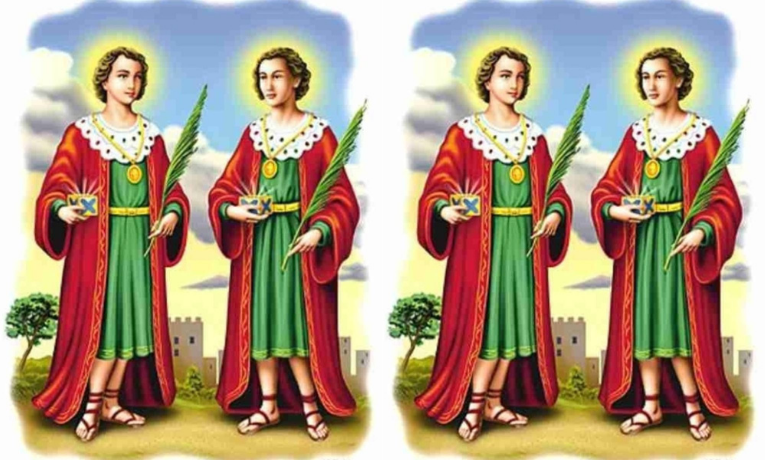 Entenda como Cosme e Damião, médicos cristãos do século III, tornaram-se símbolos da devoção popular no Brasil, associados às crianças e à tradição dos doces.