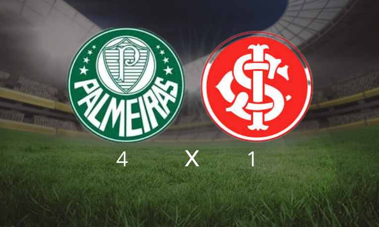 Palmeiras atropela o Internacional por 4 a 1 com três gols de Vitor Roque, sobe provisoriamente para vice-liderança do Brasileirão e se prepara para enfrentar River Plate na Libertadores.