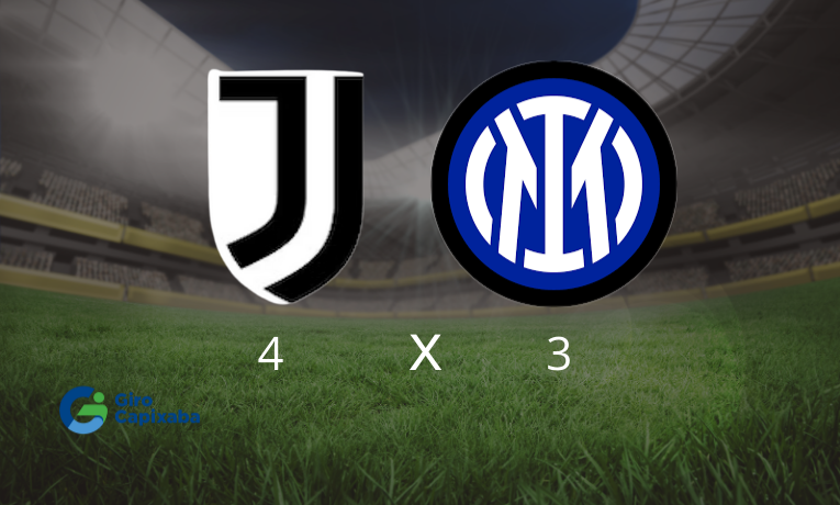 Juventus vence Inter de Milão por 4 a 3 em partida com sete gols no Campeonato Italiano. Khephren e Marcus Thuram marcam, mas Adzic garante triunfo para o time de Turim.