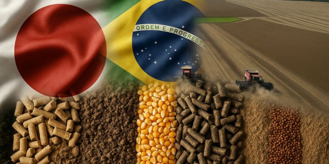 Brasil conclui acordo com o Japão para exportar gordura de aves, suínos e bovinos, usada em ração e pet food. Medida fortalece o agronegócio brasileiro no mercado asiático.