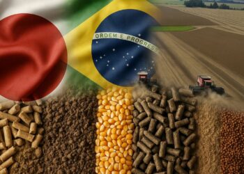 Brasil conclui acordo com o Japão para exportar gordura de aves, suínos e bovinos, usada em ração e pet food. Medida fortalece o agronegócio brasileiro no mercado asiático.