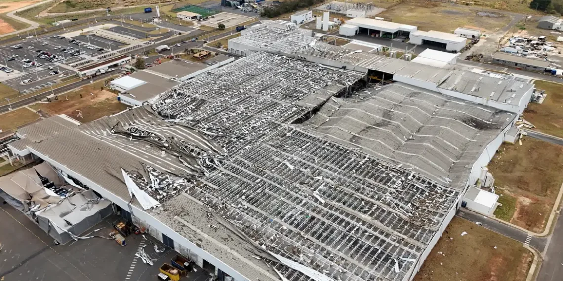 A Toyota suspendeu a produção no Brasil após fortes tempestades danificarem a fábrica de motores em Porto Feliz (SP). Unidades de Sorocaba e Indaiatuba também pararam, e trabalhadores decidirão em assembleia sobre layoff.