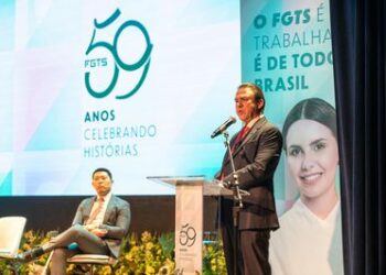 Durante celebração dos 59 anos do FGTS, Luiz Marinho criticou a pejotização e destacou a necessidade de preservar a CLT, o FGTS e a Previdência como pilares da proteção social e do emprego no Brasil.