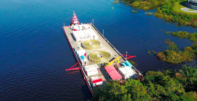 Presidente Lula acompanha lançamento do cabo subfluvial da Infovia 04 do programa Norte Conectado, que expandirá a internet de alta velocidade para 70 municípios da Amazônia, atendendo 10 milhões de pessoas.