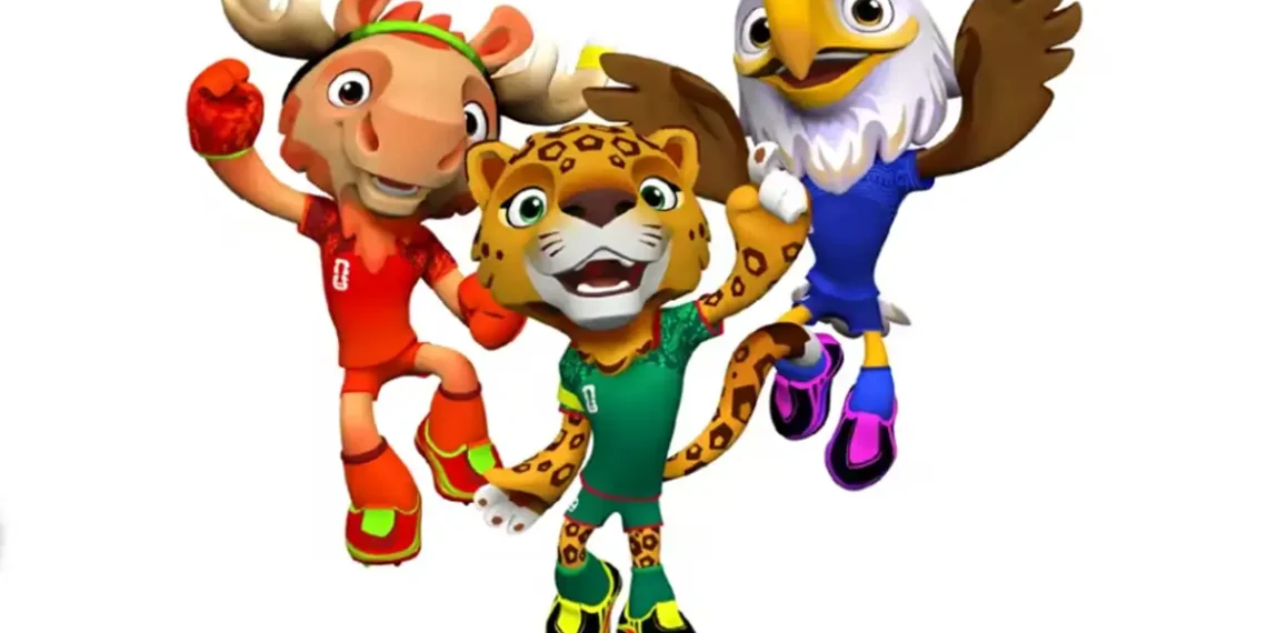 A FIFA revelou os mascotes da Copa do Mundo 2026: Maple (alce canadense), Zayu (onça-pintada mexicana) e Clutch (águia americana), símbolos da cultura e espírito esportivo das três nações-sede.