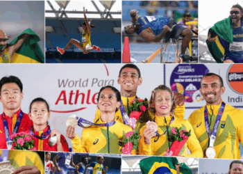 Brasil conquista pela primeira vez o título de campeão mundial de atletismo paralímpico em Nova Delhi, superando a China e somando 44 medalhas, sendo 15 de ouro.