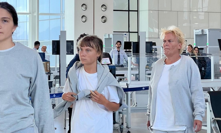 Israel deporta 171 ativistas da Flotilha Global Sumud, incluindo Greta Thunberg, após interceptação de barcos rumo à Faixa de Gaza.