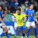 A seleção feminina do Brasil venceu a Itália por 1 a 0, com gol de Luany, e encerrou a série de amistosos na Europa com duas vitórias — contra as campeãs europeias Inglaterra e as italianas.