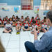 Estudantes do 5º ano do Colégio Evolução, em Vitória, apresentaram ao prefeito Lorenzo Pazolini o projeto “Vitória Sustentável – Cuidando Hoje do Amanhã”, que promove ações de educação ambiental e protagonismo infantil.