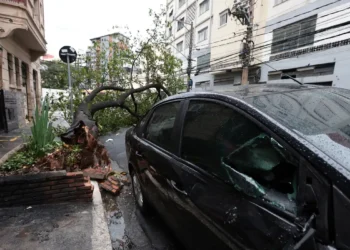 Frente fria provoca instabilidade e chuva forte no Sul, Sudeste e Centro-Oeste nesta segunda-feira. Previsão indica risco de ventos intensos, acumulados elevados e alerta para alagamentos, segundo Inmet e INPE.