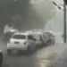 Ciclone extratropical provoca alerta vermelho no Rio Grande do Sul, com risco de temporais, granizo, ventos fortes e chuva intensa; cidades registram danos.