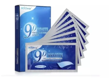 Anvisa proíbe comercialização da fita 9D White Teeth Whitening Strips para clareamento dental por falta de registro e risco à saúde.