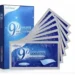 Anvisa proíbe comercialização da fita 9D White Teeth Whitening Strips para clareamento dental por falta de registro e risco à saúde.