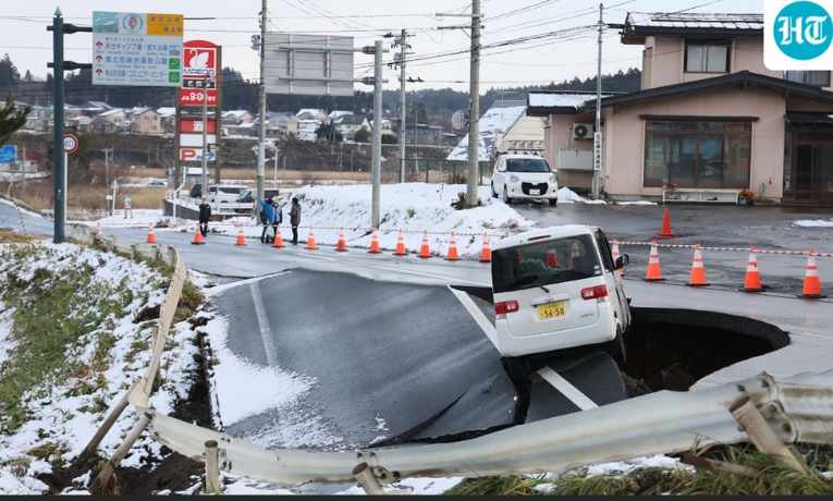 Sismo de 6,4 graus provoca feridos e danos leves no Japão