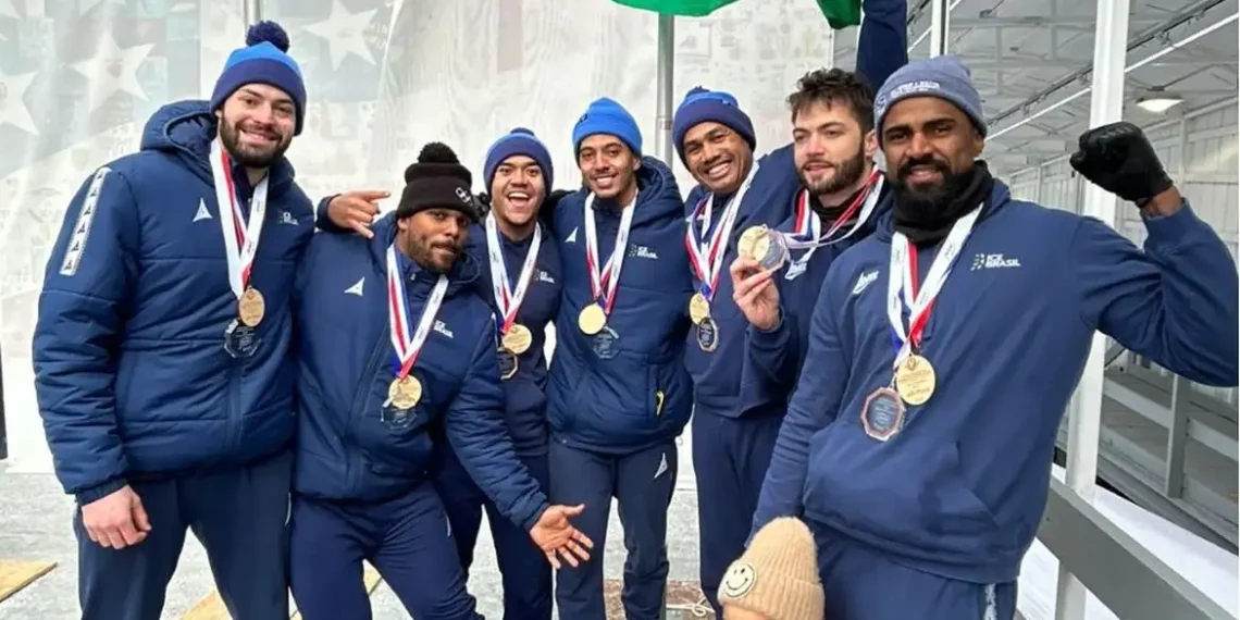 Edson Bindilatti assegura vaga na sexta Olimpíada de Inverno da carreira após bom desempenho do Brasil na Copa América de bobsled, nos Estados Unidos.