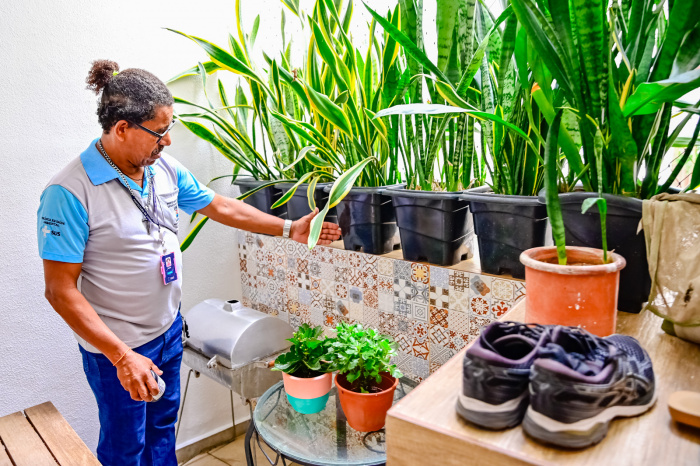Com a chegada do verão, Prefeitura de Vitória reforça ações de combate à dengue e alerta população para eliminação de focos do mosquito Aedes aegypti.