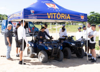 Guarda Civil Municipal de Vitória amplia capacitação para uso de quadriciclos nas praias e reforça a segurança durante a temporada de verão.